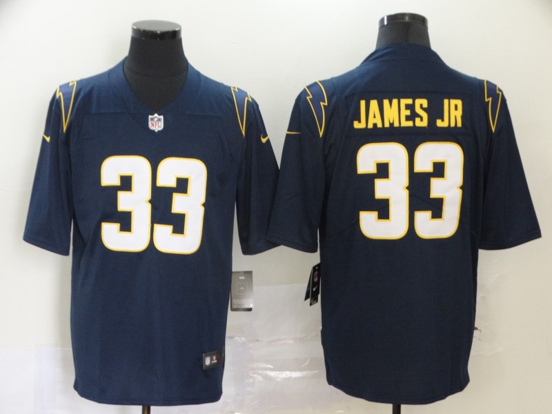 Men Los Angeles Chargers #33 James jr dark blue Nike Vapor Untouchable Stitched Limited NFL Jerseys